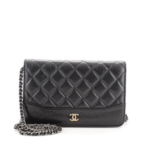 chanel gabrielle wallet on chain price|chanel handbags on chain.